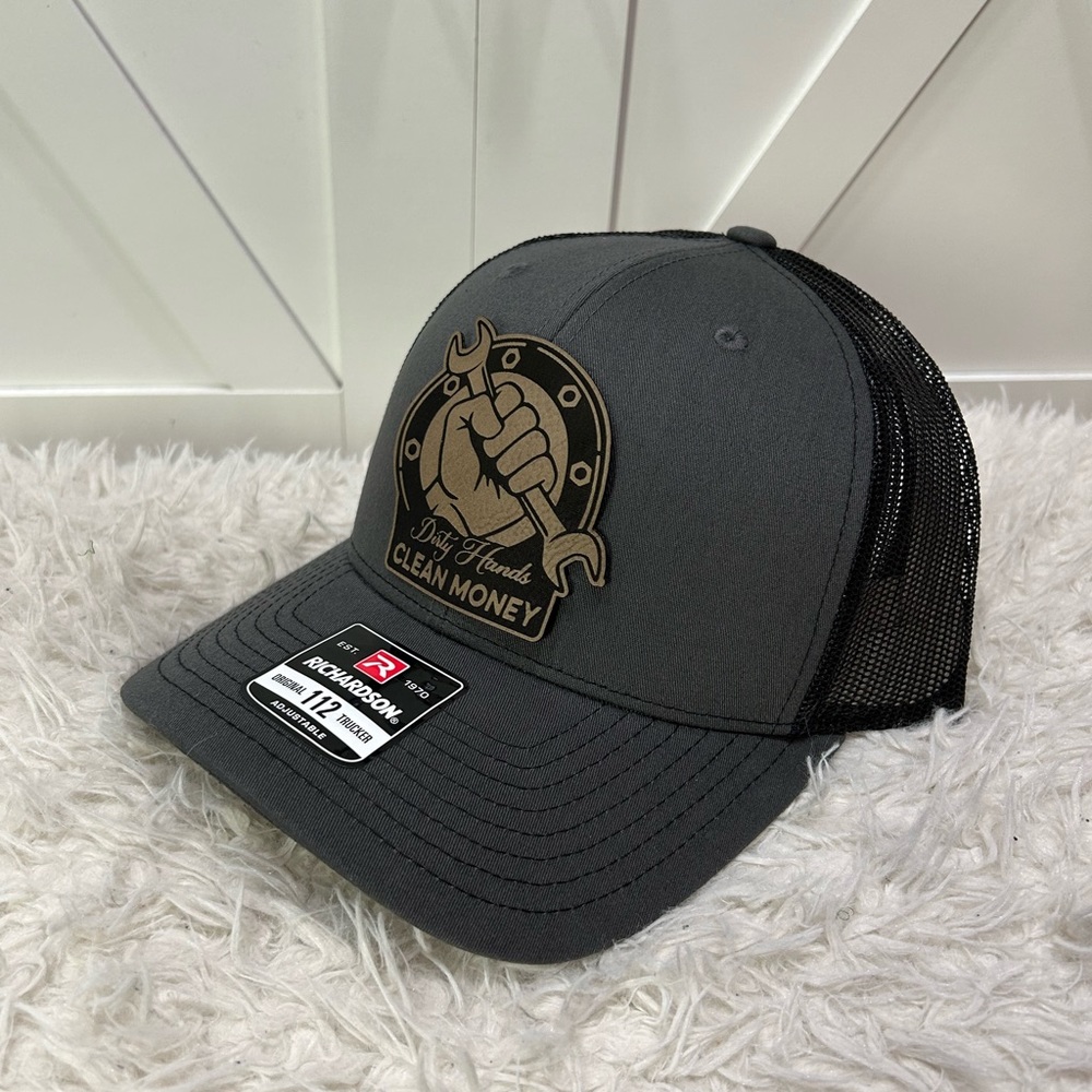 Dirty hands clean money. Trucker Richardson 112 hat.